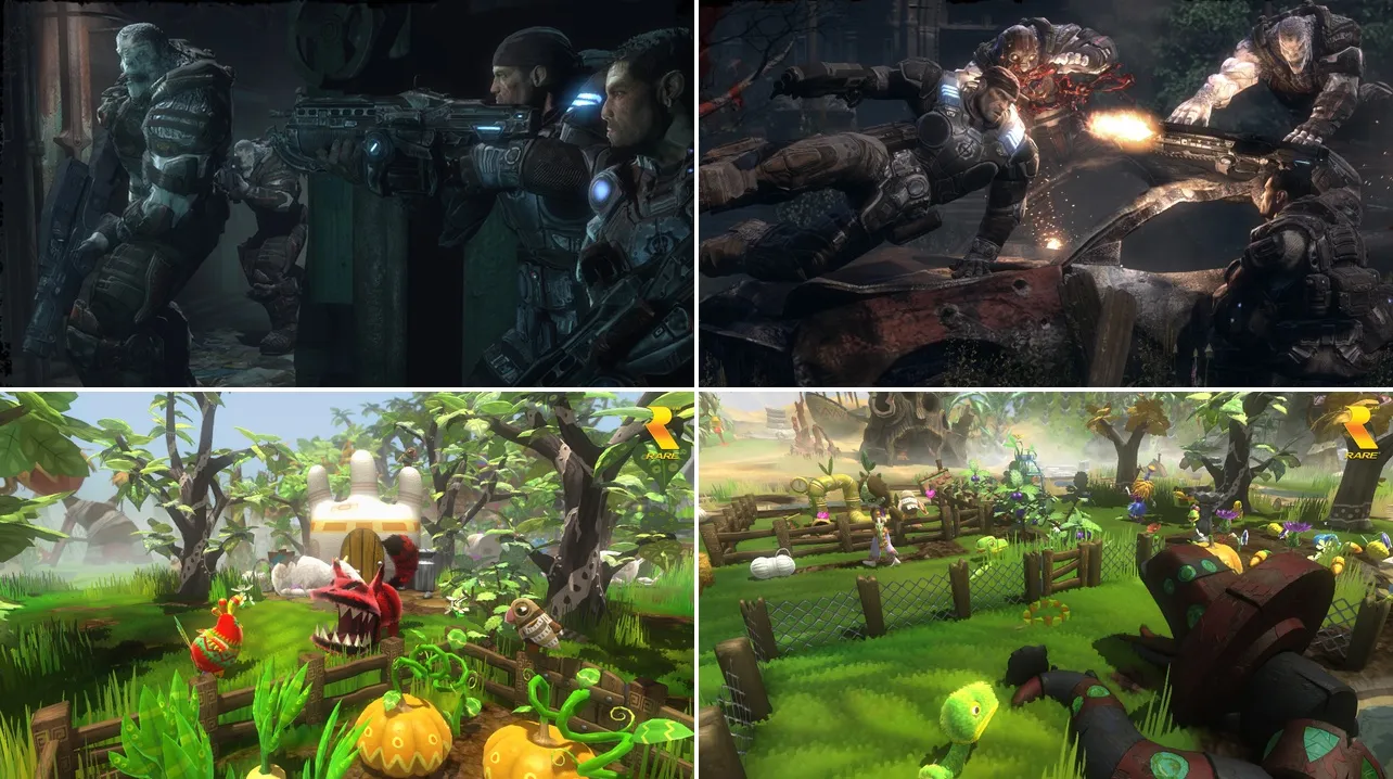 Gears of War e Viva Piñata: Para os PCs, dois clássicos do Xbox 360!