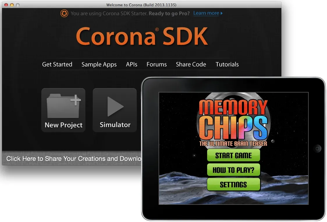 Corona SDK: desenvolvimento de jogos para todos!